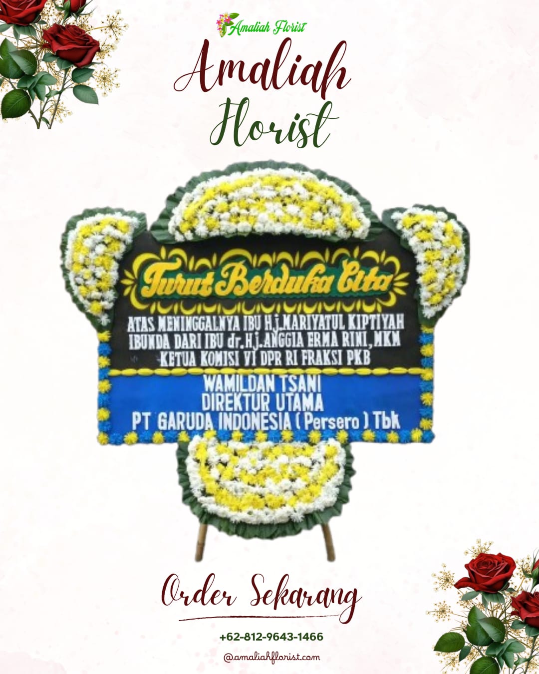 Papan Bunga Duka Kunduran